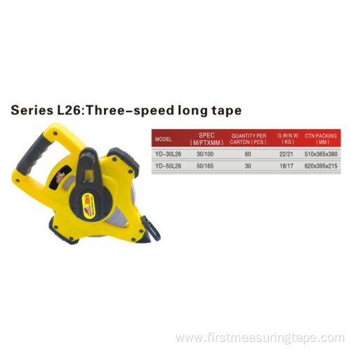 New design L26 Long Steel Measuring Tape